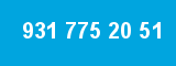931 775 20 51